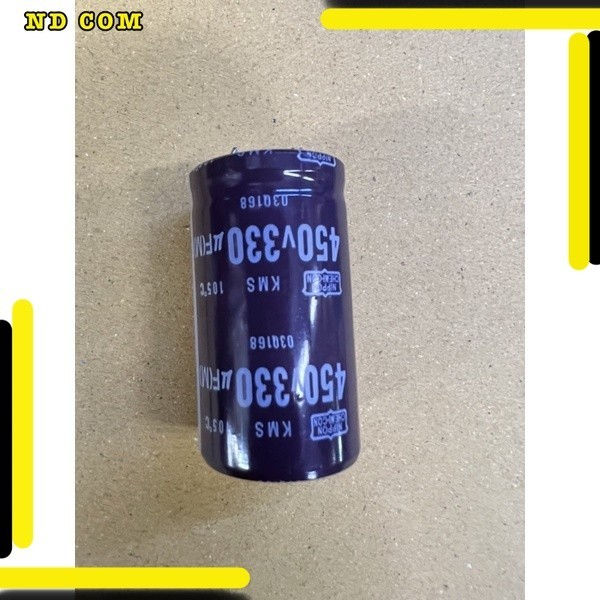สุดคุ้ม! Capacitor 330uf 450v ตัวเก็บประจุ Cเก็บประจุ พร้อมส่ง ส่งทุกวัน