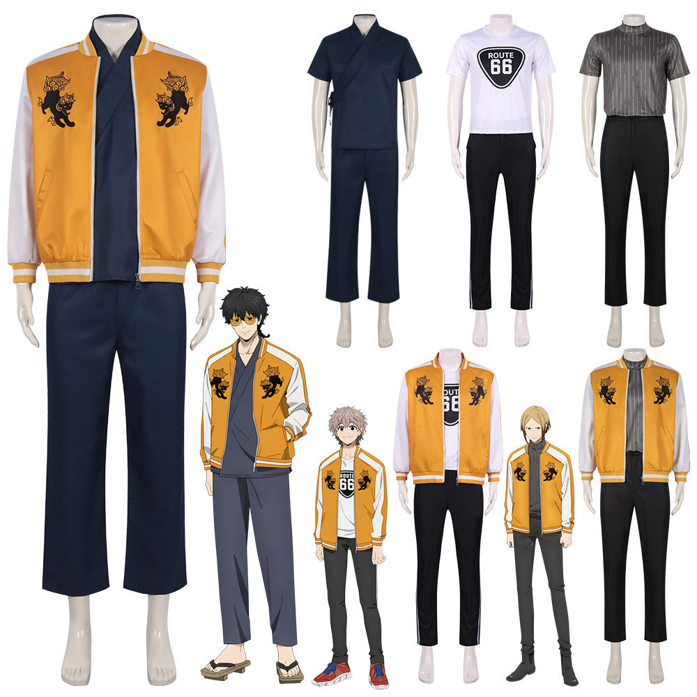 Windproof สิบแถบเต่า cos เสื้อผ้า Lion Head Link สิบแถบเต่ากระต่ายหู Tingzi ชุดเครื่องแต่งกายคอสเพลย์