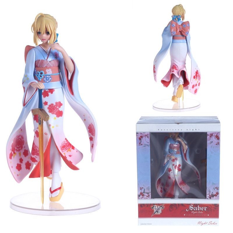 Fate fate fate Night Figure saber Sunny Kimono Saiba Figure Knight Joan of Arc Model Jewelry