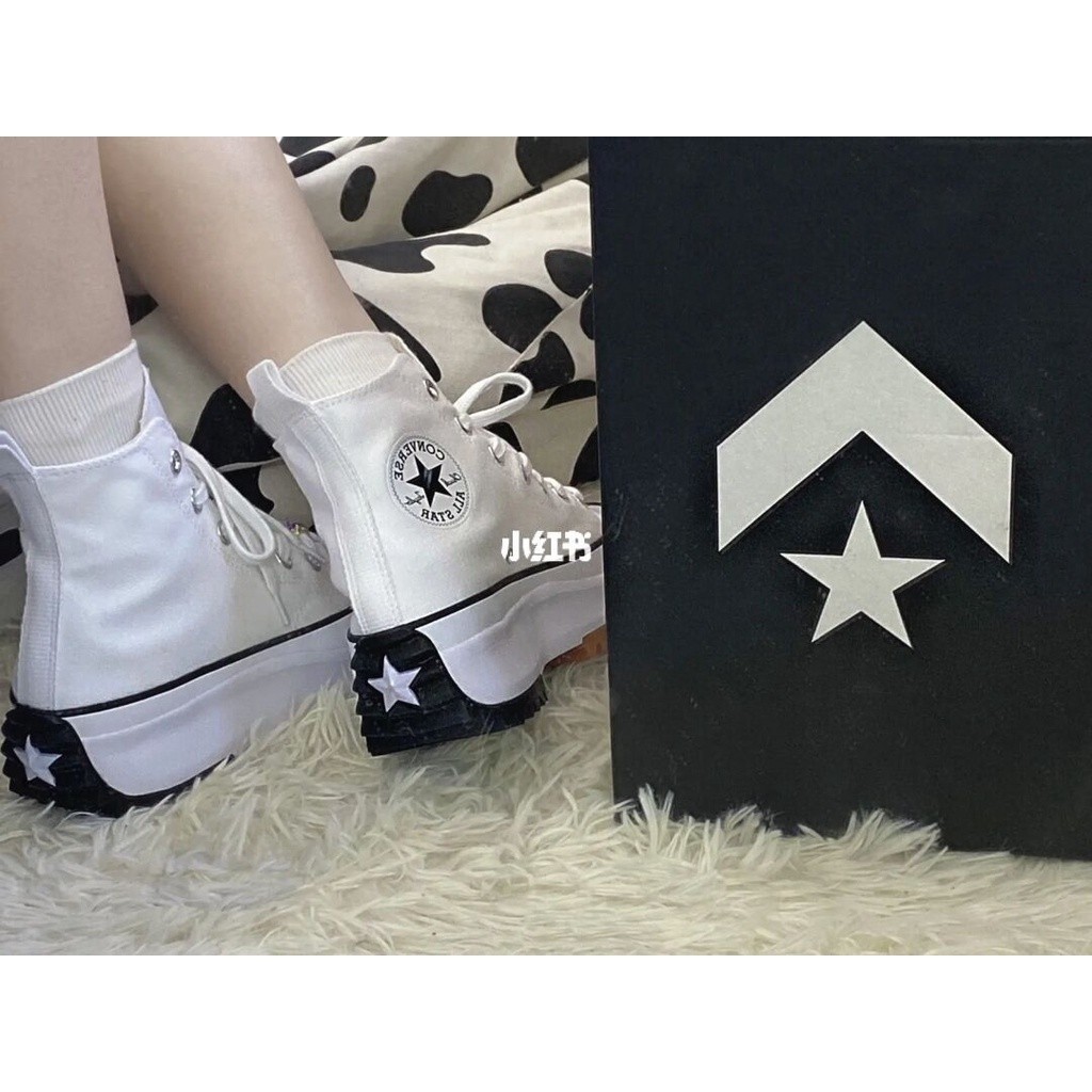 Converse Run Star hike รองเท้าผ้าใบชายและหญิง High-Top Sport-45