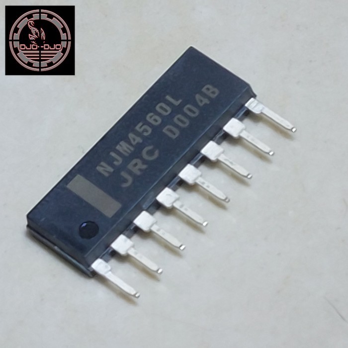 Njm4560l Sip-8 JRC IC Comb Dual OpAmp วิทยุญี่ปุ่น NJM 4560L JRC4560L