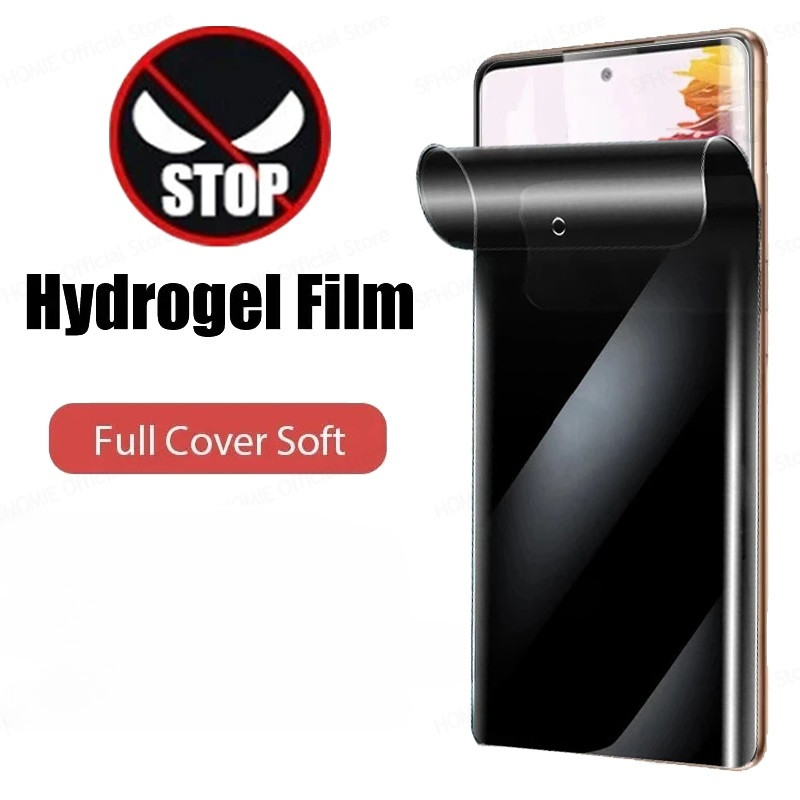 Zte BladeV50 V50Design V41Vita 1-2 ชิ้น 500D Anti Spy ความเป็นส่วนตัวฟิล์ม Hydrogel นุ่มสําหรับ ZTE 