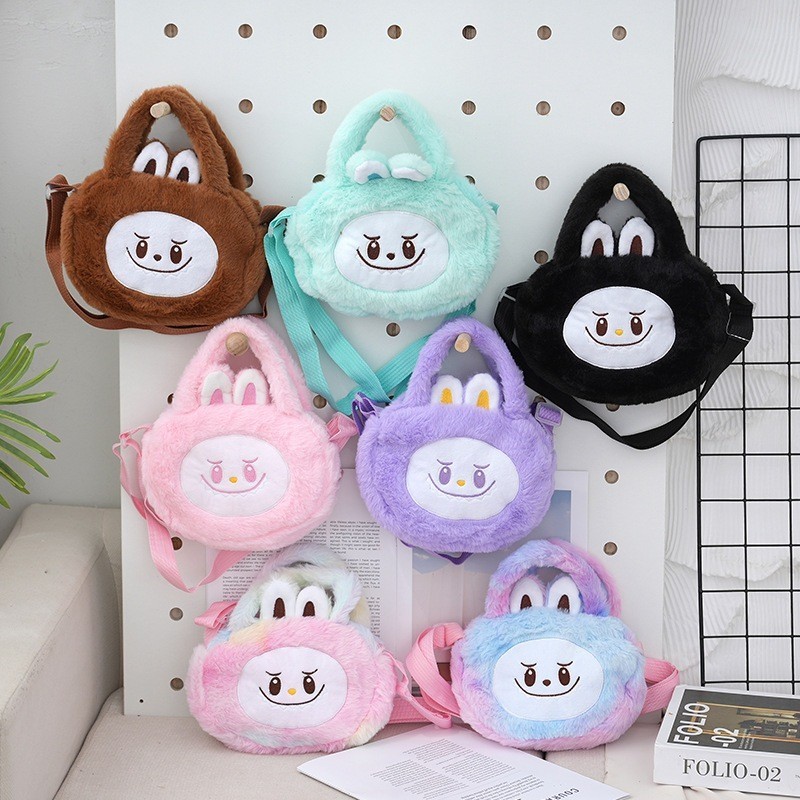 กระเป๋าสะพายข้างตุ๊กตาสําหรับผู้หญิง ทรงโท้ทขนาดเล็ก แฟชั่นมา น่ารัก มีสายสะพายข้าง BB00573