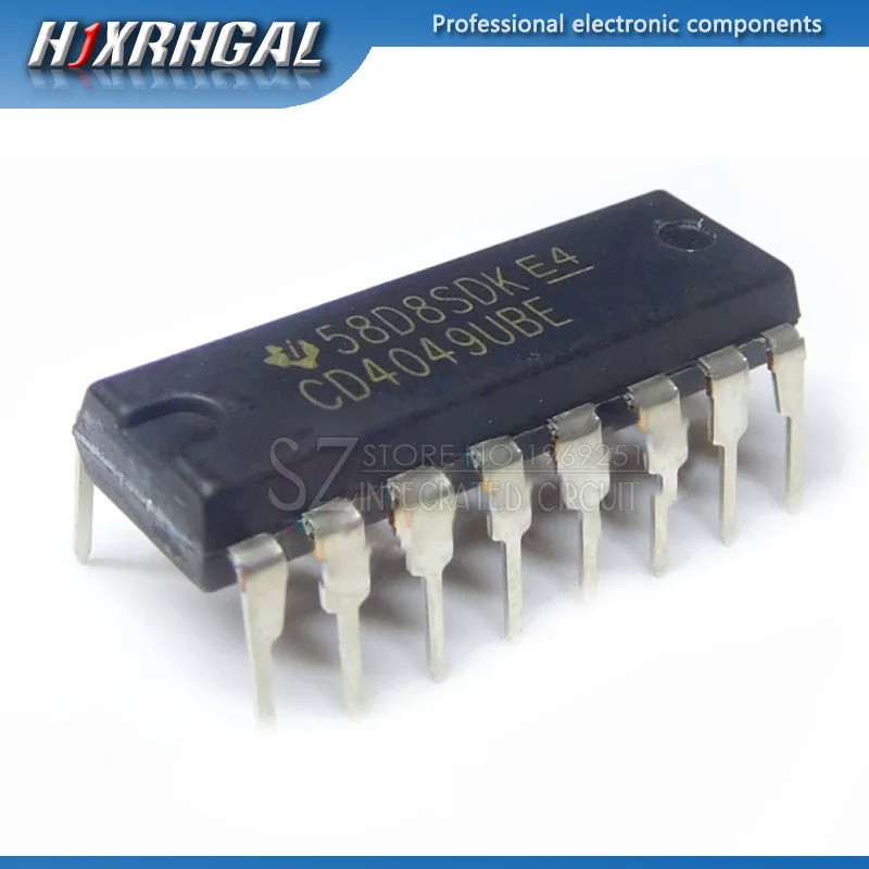 10 CD4049 UBE DIP16 CD4049 DIP CD4049BE