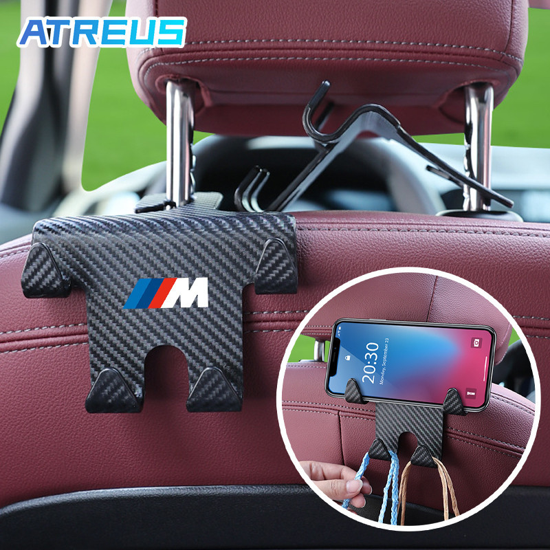 1ชิ้น BMW M Power ตะขอเเขวนในรถยนต์ ตะขอเก็บของ ตะขอที่แขวนของหลังเบาะรถยนต์ ที่วางโทรศัพท์มือถือในรถยนต์ ตะขอเอนกประสงค์บนรถ สําหรับ BMW G20 F10 E46 F30 E39 G30 E60 E90 X1 E84 645ci E63 E36 E30 X3 F25 X3 G01 X1 F48 F32 F34 E92 G22 F44 IX3 I4 IX