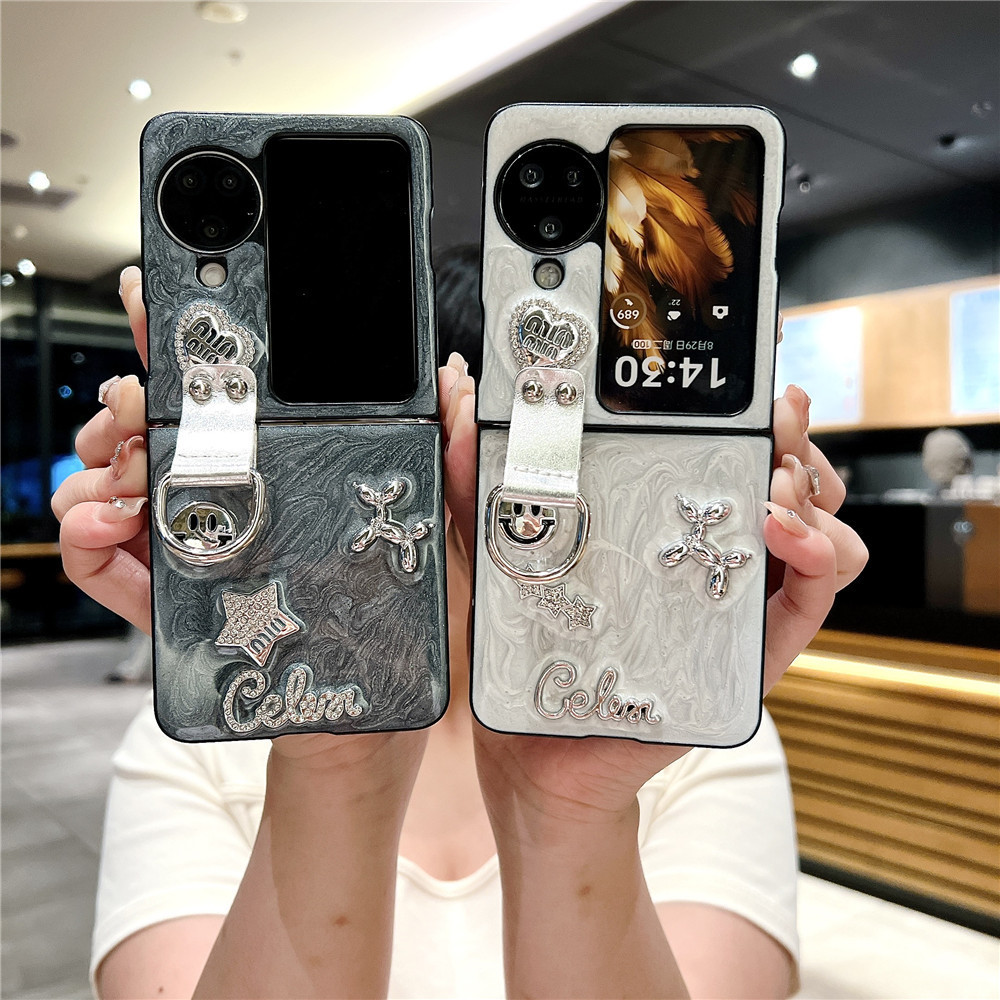 บอลลูนสุนัขสไตล์ Hard Case สําหรับ OPPO Find N2/N3 Flip Case หยดกาวกระบวนการกันกระแทกโทรศัพท์กลับน่ารักกรณีฝาครอบ ราคา ถูกที่สุด ดีลบีเคเค แกลเลอรีภาพที่ 2