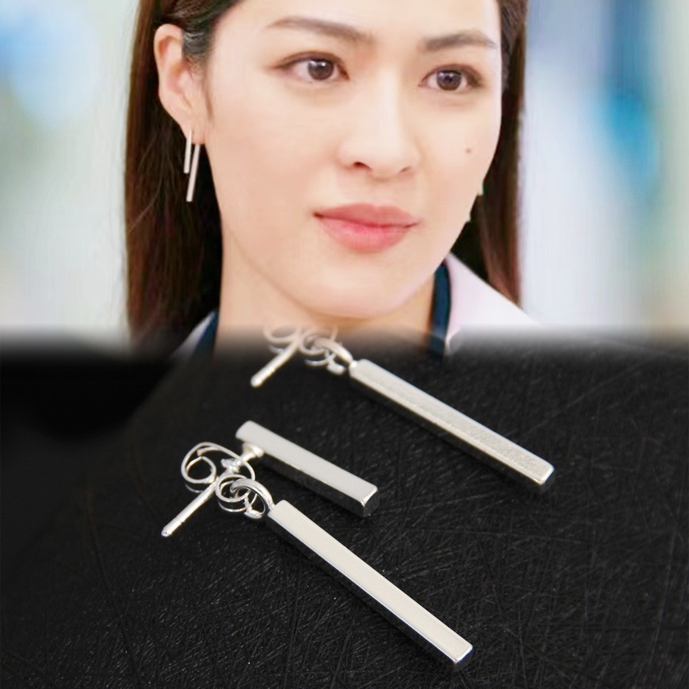 Lingorm TV The Secret of Us ต่างหู Fahlada ต่างหูสตั๊ดโลหะแฟชั่นผู้หญิงอุปกรณ์เสริมของขวัญ