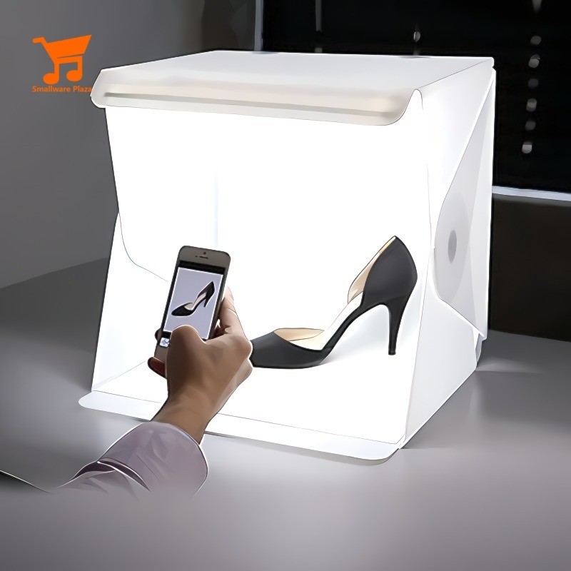 Light Room Photo Studio การถ่ายภาพแสงเต็นท์ชุดฉากหลัง Cube Box ที่สวยงาม