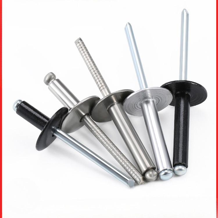 M3.2/M4/M4.8 สีดำ อลูมิเนียม ลูกรีเวท หมุดย้ำ ตะปูยิง หัวกลม / Rivet - รูปที่ 2