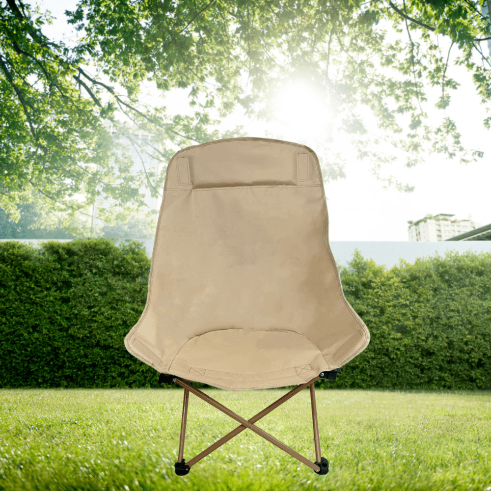 Ghouse Online SUMMER SET เก้าอี้แคมป์ปิ้ง รุ่น YOKO-03 ขนาด 46x59x91 ซม. สีกากี สินค้าขายดี!