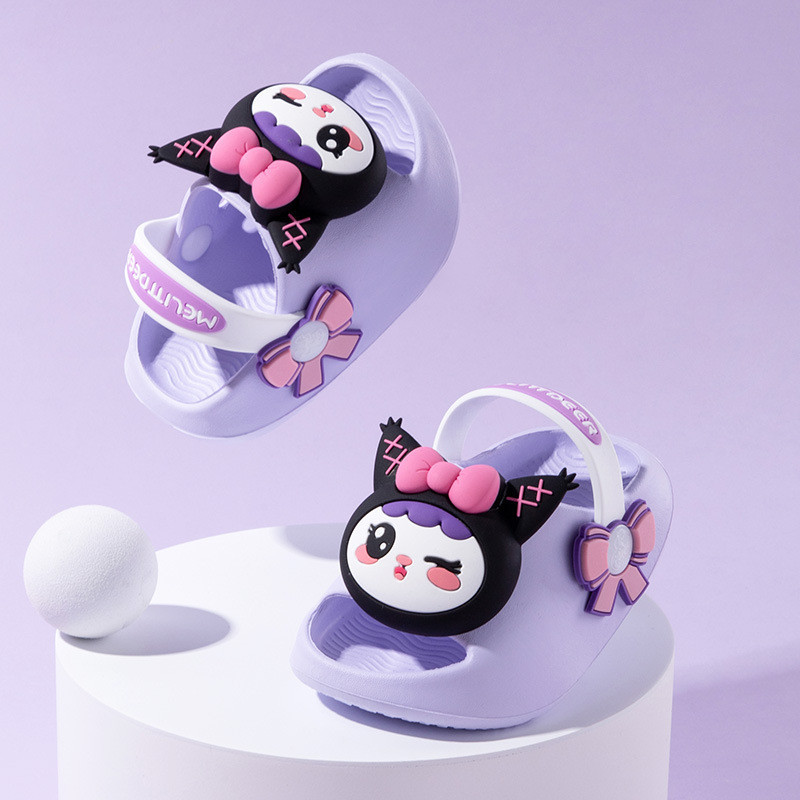 AYUER รองเท้าแตะลายการ์ตูน Kulo Girls Breathable Soft Soled