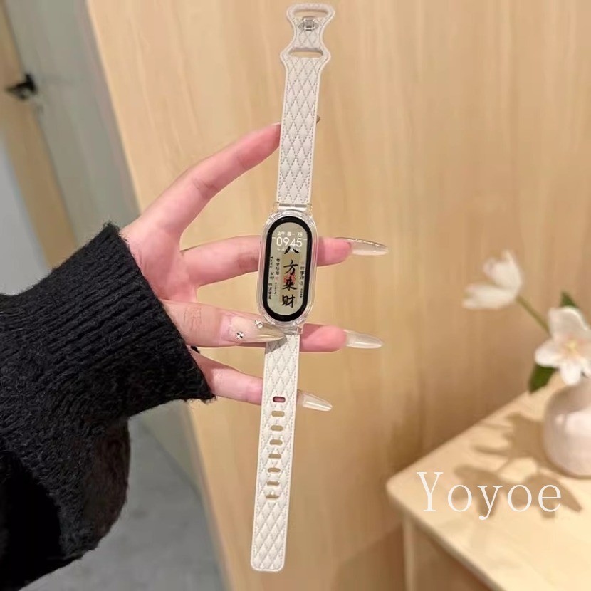 แฟชั่นสายนาฬิกาซิลิโคนสําหรับ เสี่ยวหมี่ ไมล์ วงดนตรี 10 9 8 7 เอ็นเอฟซี สร้อยข้อมือสายรัดข้อมือกีฬา ไมล์band 5 6 4 3 อุปกรณ์เสริม