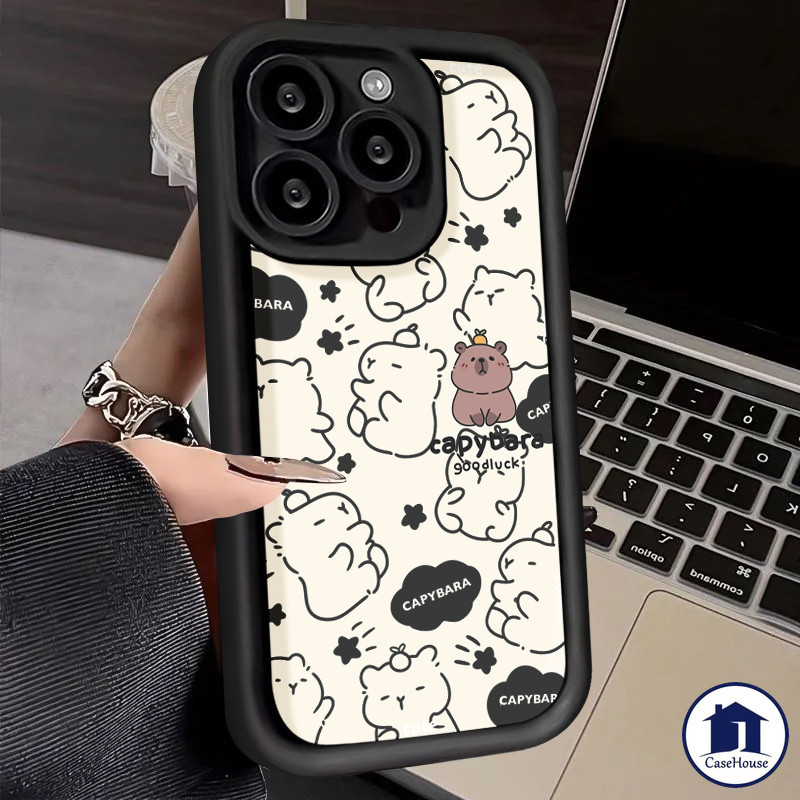 เคส Capybara ที่น่ารักนุ่มเข้ากันได้สำหรับ Samsung A05s A05 A15 A54 A14 A03s A32 A24 A12 A23 A04s A03 A25 A13 A50 A30s