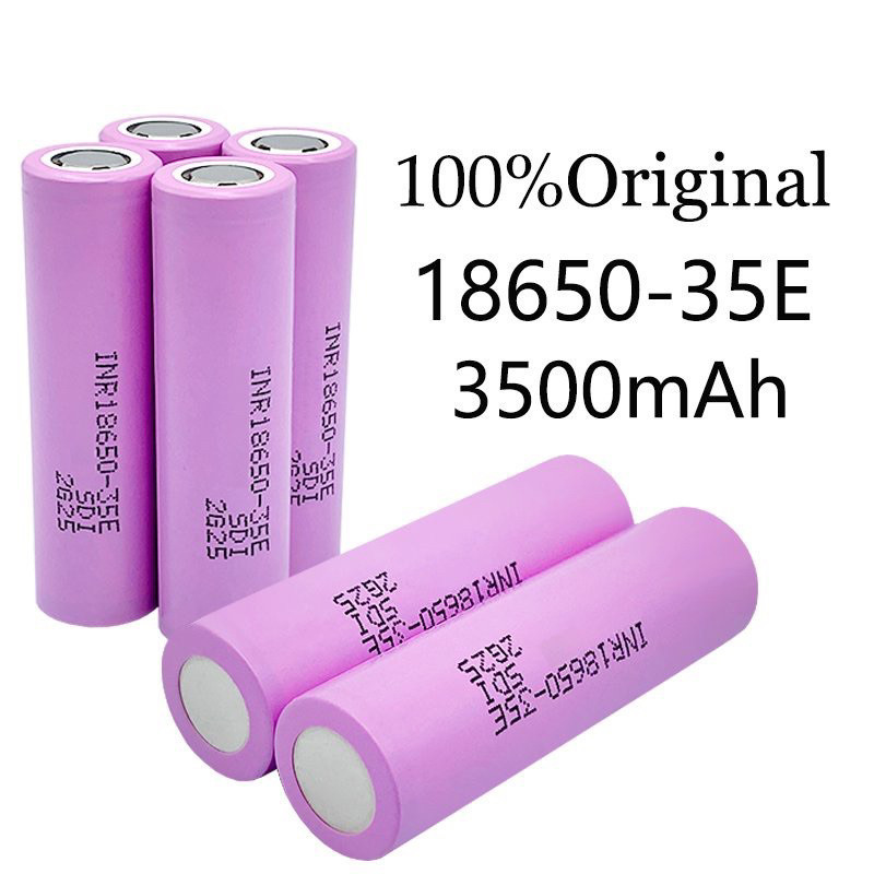 รุ่นชาร์จ ถ่านชาร์จ  Samsung INR18650 35E 3500mAh 3.67 10A (* ต่อ1 ก้อน)