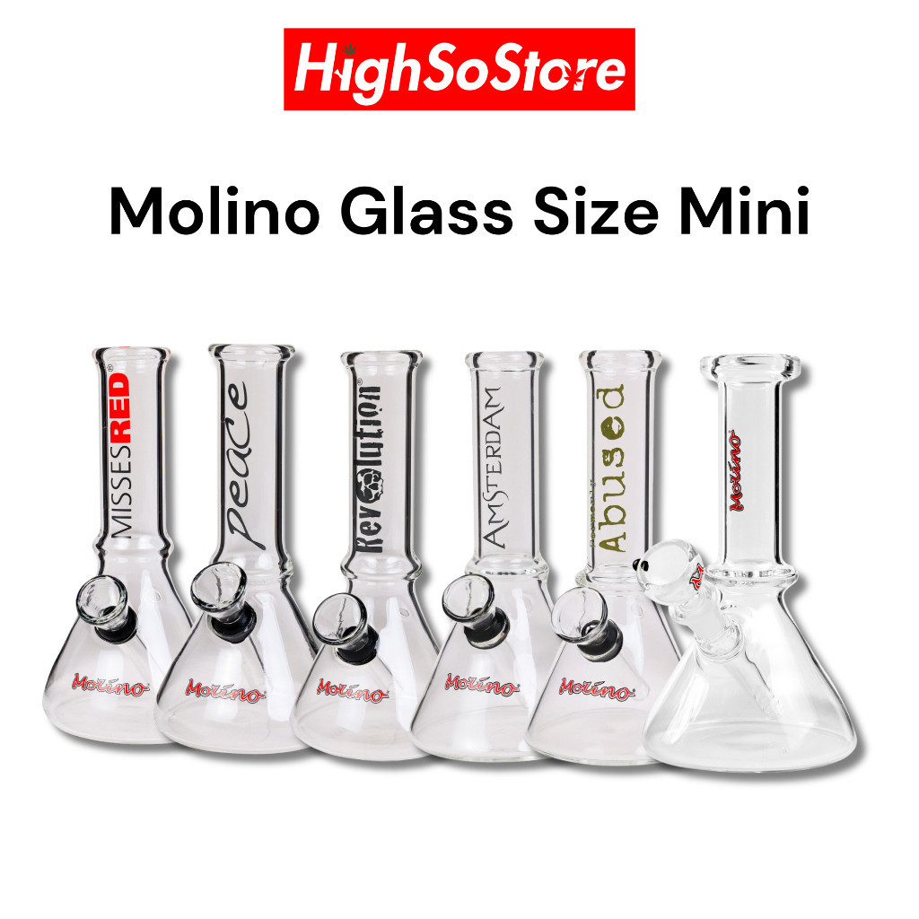 บ้อง บ้องแก้ว Molino Mini ของแท้ 100% สวยใส บ้องคุณภาพดีจากแบรนด์ Molino Glass