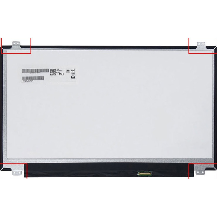 15.6 นิ้ว 30 พิน N156HGA-EAL NV156FHM-N46 b156han06.1 NV156FHM-n42 30 พิน IPS LED จอแสดงผล LCD 1920*