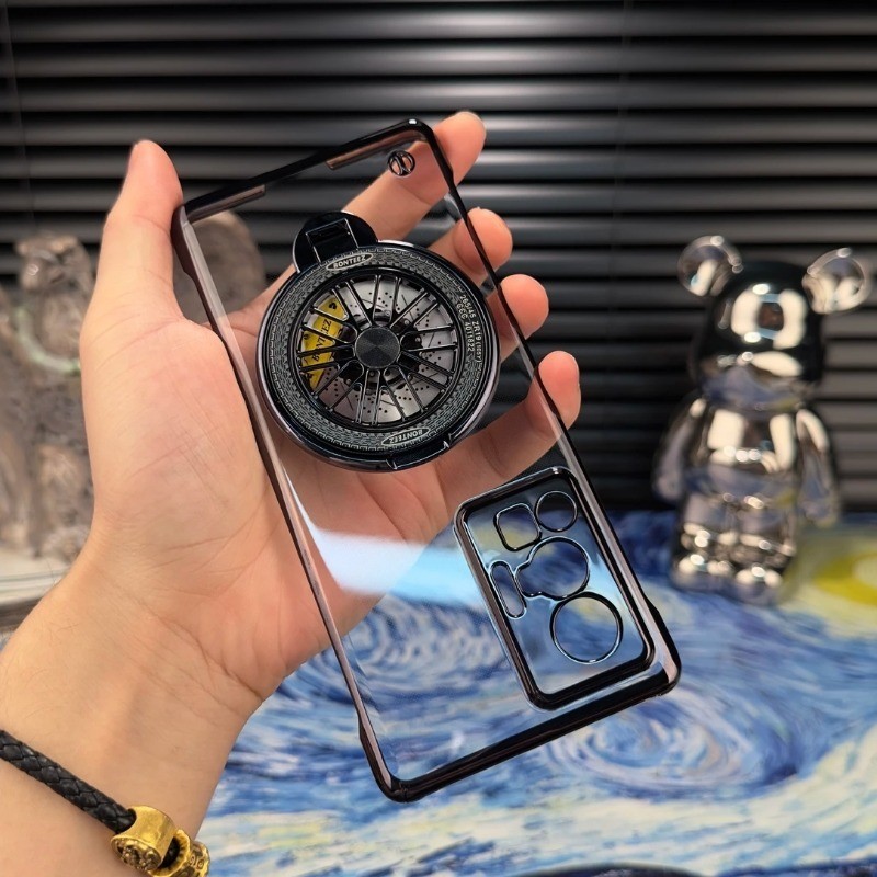 สําหรับ Vivo V40 V30 V29 V27 V25 Pro V20 V23 X100 X90 X80 X70 X60 X50 ปลอกแม่เหล็กคุณภาพสูง Ultra Thin Electroplated PC กันกระแทก Hard Case - รูปที่ 6