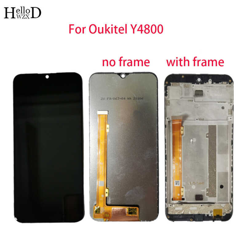 Mobile Phone LCD Display For Oukitel Y4800 LCD Display With Frame Touch Screen Sensor Digitizer Pa