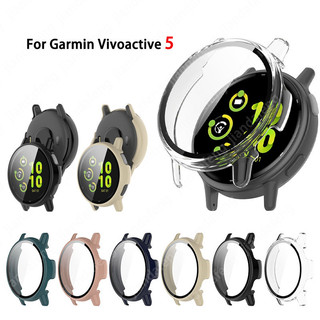 Hard PC เกราะป้องกันฟิล์มนิรภัยสําหรับ Garmin Vivoactive 5