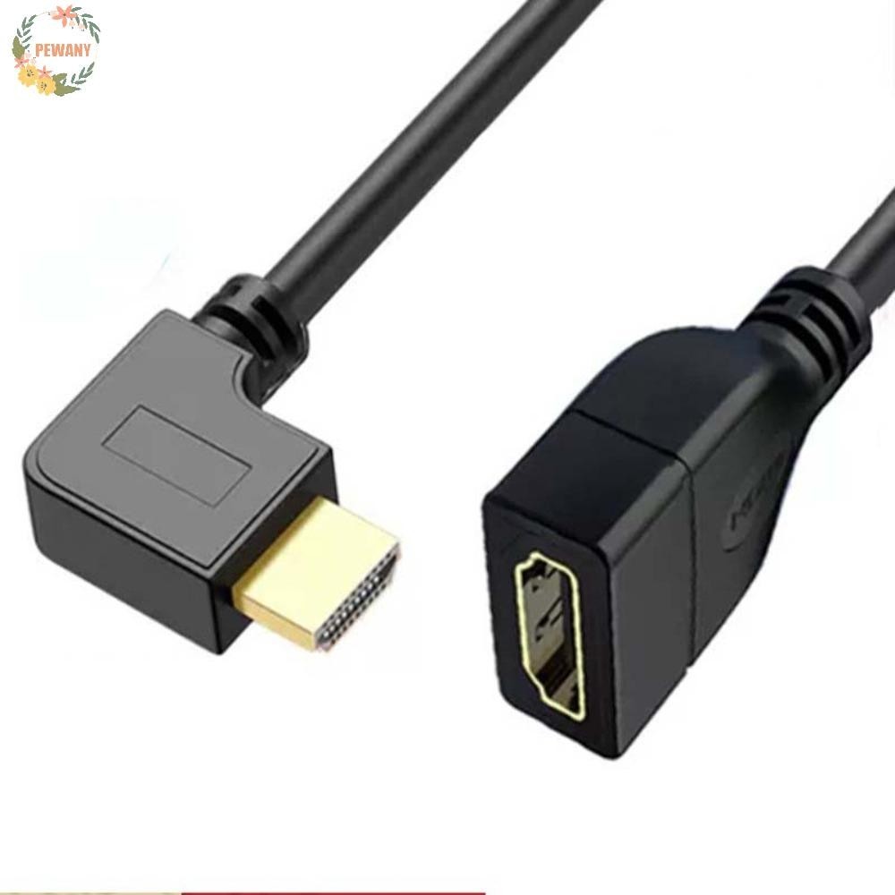 Pewany สายต่อ HDMI, Up/Down/ขวา/ซ้ายชายหญิงสายอะแดปเตอร์ HDMI ชายกับหญิง, 90 องศามุม 4K HD Connector สายแปลง HDMI สําหรับแล็ปท็อป/PC/TV