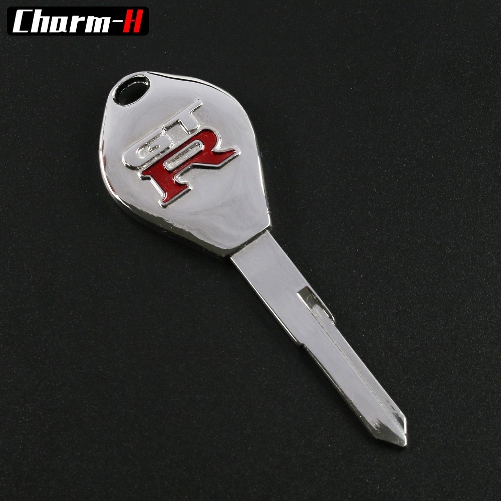 1 ชิ้นกุญแจโลหะผสมโลหะตัวอ่อนสําหรับ Honda GT R รถจักรยานยนต์ Storm Eye CB190R กุญแจรถจักรยานยนต์ตัวอ่อน Blank (รูปออลอินวัน)