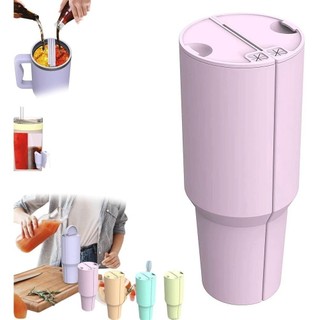 Inner Cup Section Tray for Stanley Cup Accessories,2-in-1 Hot Cold Inner Tray for Stanley Cup 40oz,Silicone Cup Liners for Stanley,Reusable Drink Separator Liner for Dual-Sided Dri