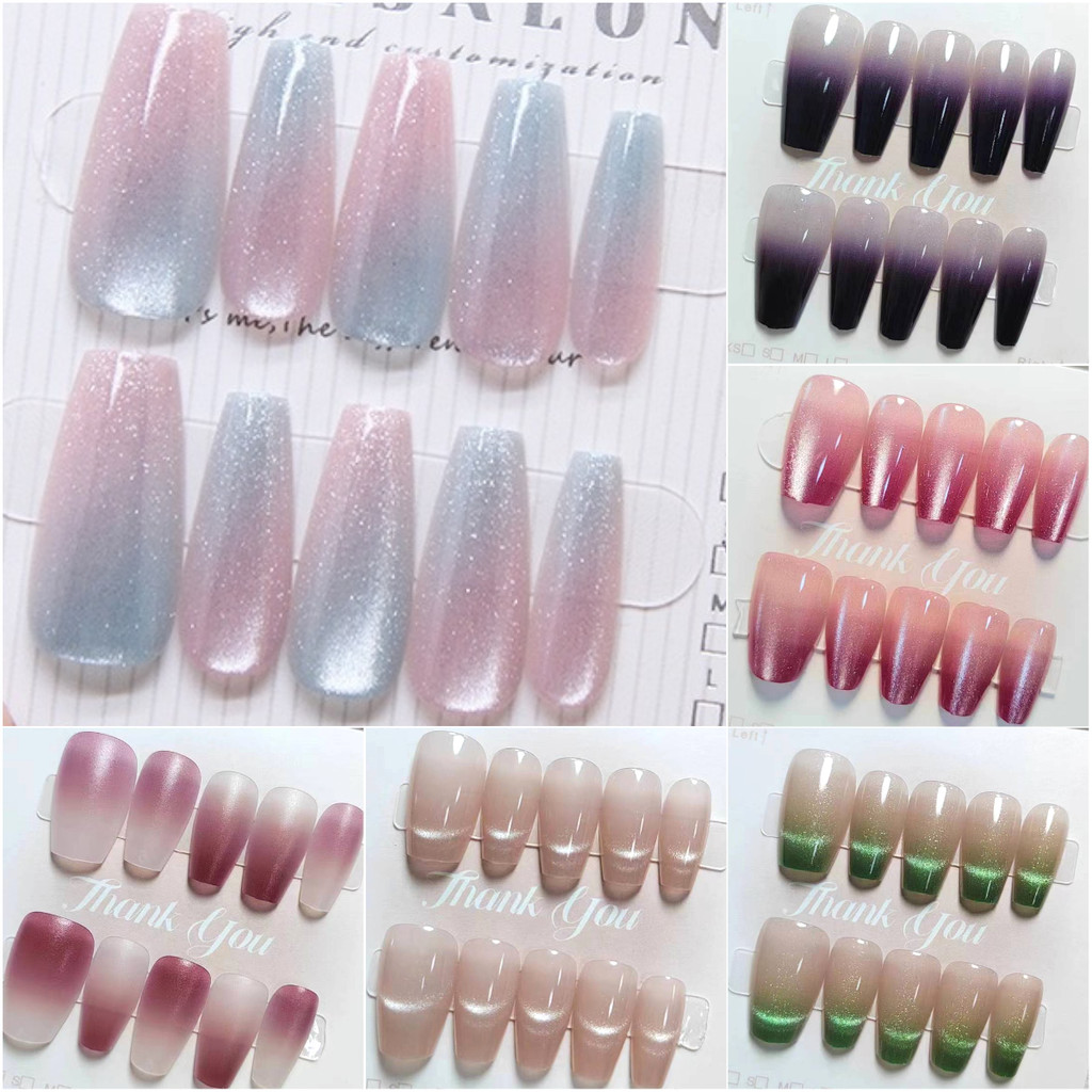 Cat Eyeummer Collection Solid S Color Wearing เล็บปลอม-M043-M176