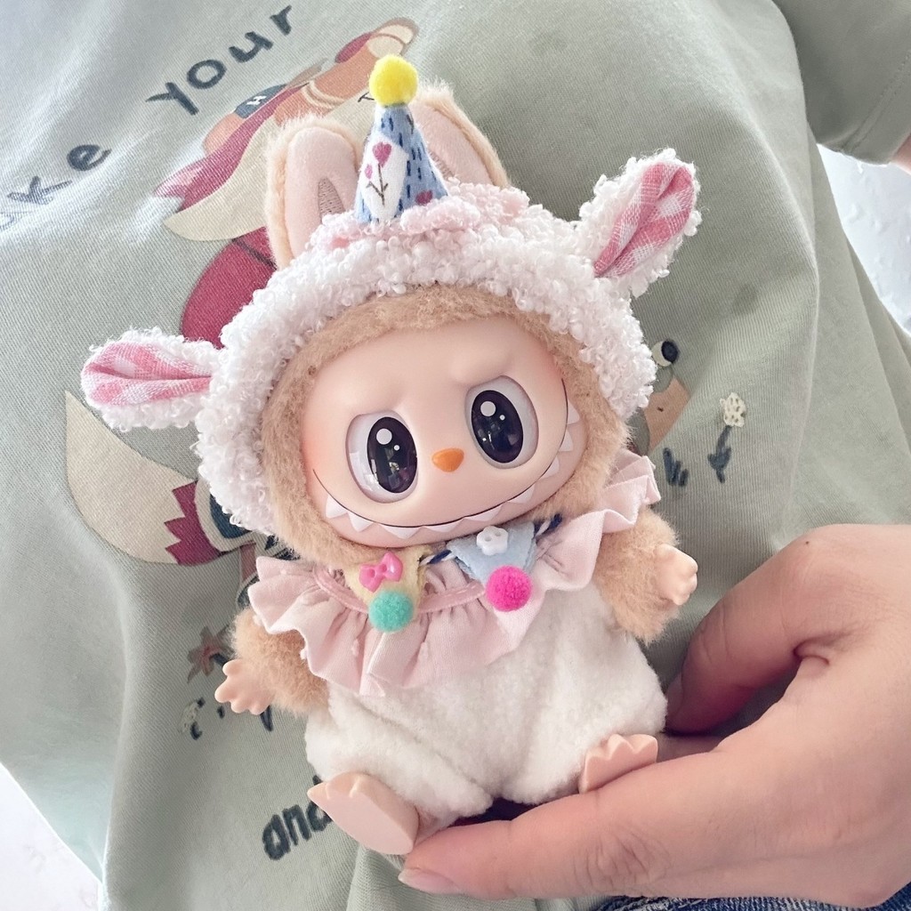 【พร้อมส่ง】 labubu macaron v2/v1 ชุด labubu macaron ชุดตุ๊กตา 15cm/17cm มาการอง labubu v.2 clothes Do
