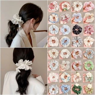 Big Scrunchie แฟชั่นเกาหลีบุคลิกภาพที่สวยงามอเนกประสงค์ขนาดใหญ่ผม Tie ขนาดใหญ่ลําไส้แหวนผมอุปกรณ์เสริมผม