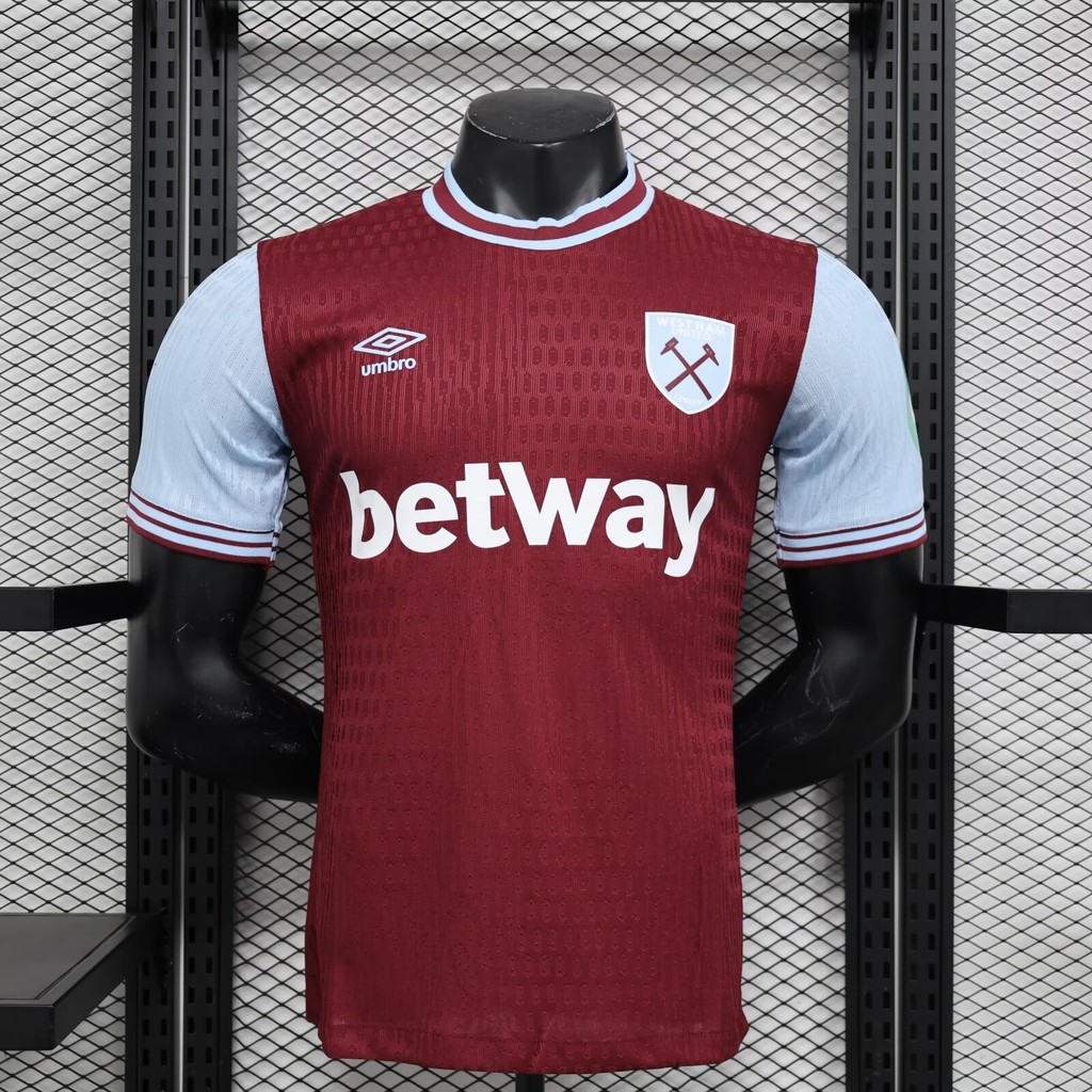 [Player Version] 2425 West Ham United Home Football Sweatshirt เสื้อยืด Top AAA+