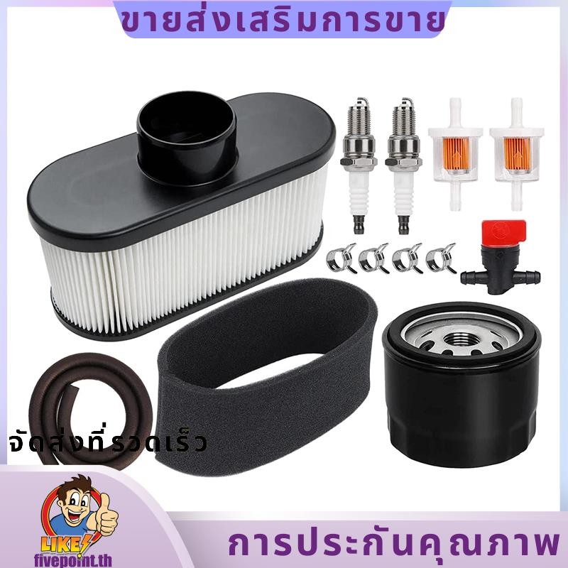 KAWASAKI Tune Up Kit สําหรับคาวาซากิ FR651V FR730V FS481V เครื่องตัดหญ้ารถแทรกเตอร์,แทนที่ 49065-7007 กรองน้ํามัน 11013-7047 กรองอากาศ fivepointth