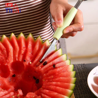 LerThai ที่ตักผลไม้ 2 in 1 ช้อนแกะสลักผลไม้พรีเมี่ยม Fruit Spoon