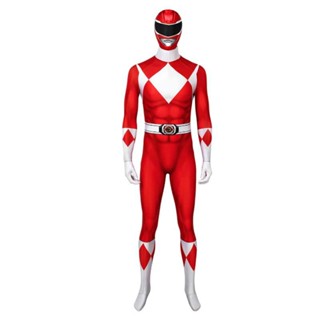 Rangers ชุดแจ๊บสูทฮีโร่ ชุดคอสเพลย์สำหรับทุกวัย เหมาะสำหรับป…