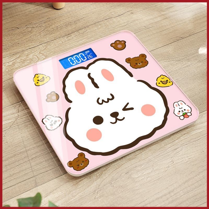 ที่ชั่งน้ำหนัก เครื่องชั่งลายการ์ตูน เครื่องชั่งน้ำหนักดิจิตอล ชั่ง 0.1-180 kg ลวดลายสีน่ารัก ลายที่กำลังฮิต คุณภาพสูง
