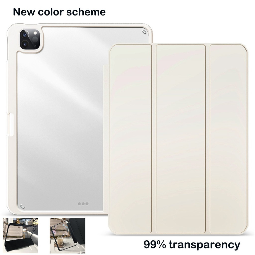 เคสไอเเพด วัสดุอะคริลิค ใช้สำหรับ gen9/8/7 10.2 case ipad gen10 เคส ipad Air4/Air5 10.9 pro11 2018/2020 gen5 gen 6 ..