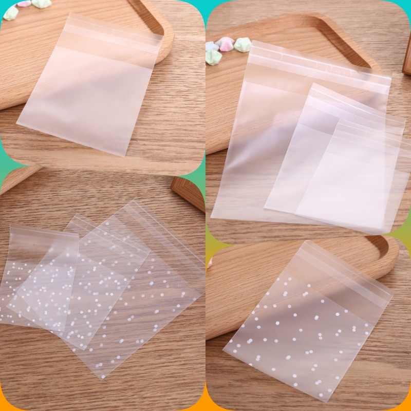 ⭐️ถูกและดี⭐️ถุงใส่สบู่ ฝากาว แพคเกจสบู่ ถุงคุ้กกี้ ขนม(แพค40ใบ)