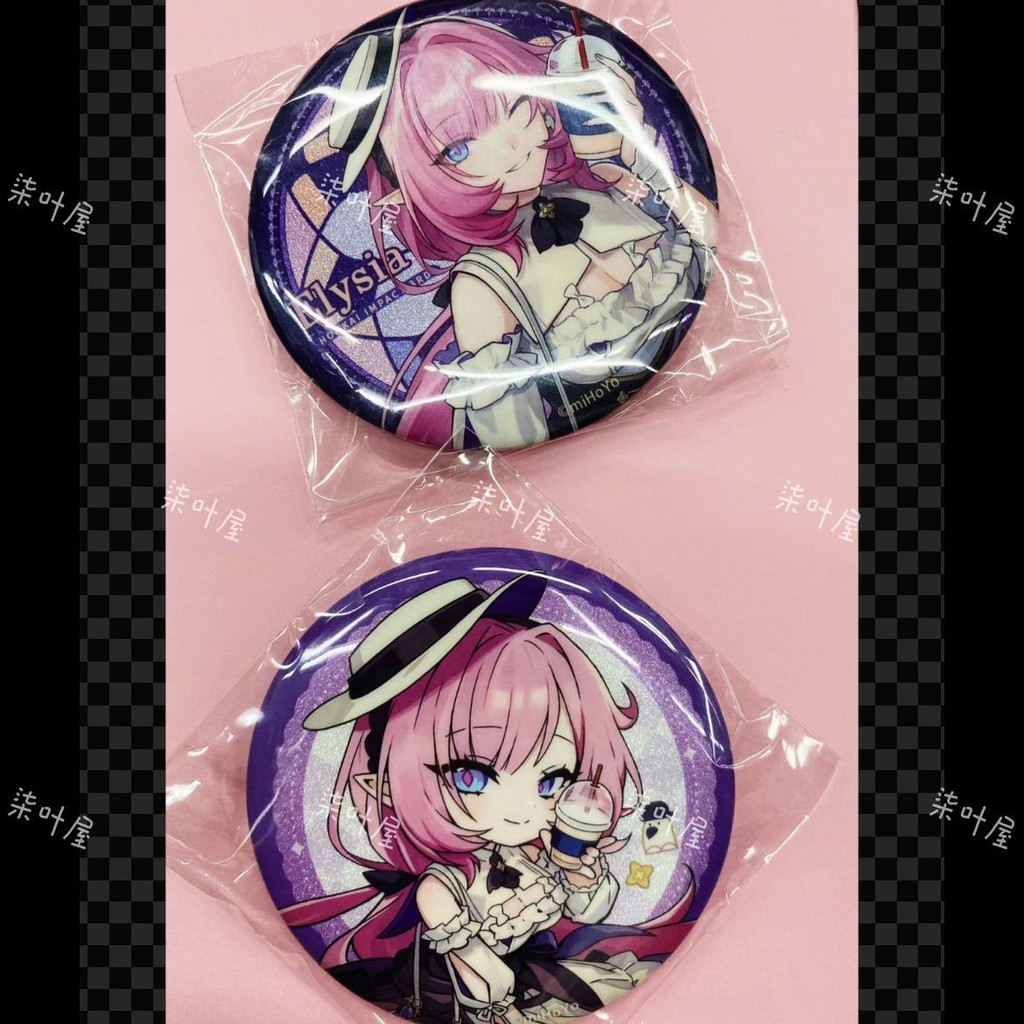 Honkai Impact 3rd Elysia 58mm Badge กระเป๋าเป้สะพายหลังจี้เข็มกลัดตกแต่ง