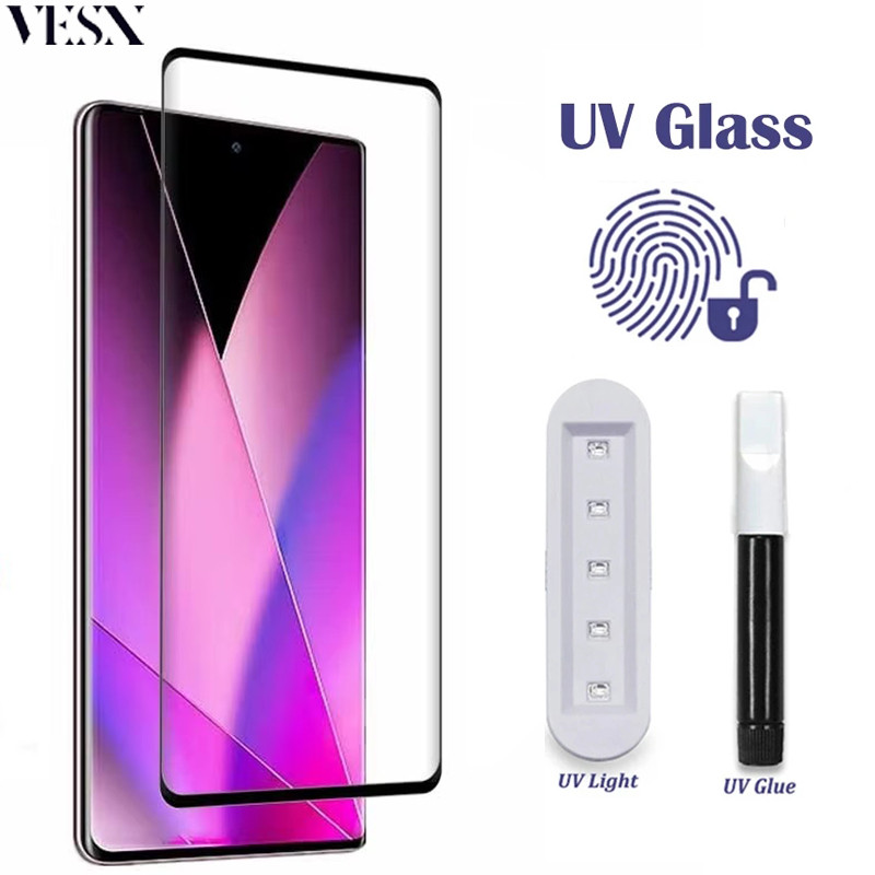 ฟิล์มกระจกกาว UV รุ่นใหม่ล่าสุด แบบจอโค้ง Infinix Hot 60 50 Zero 40 30 Note Edge 50s 40 Pro+ Pro Plus 4G 5G 2026