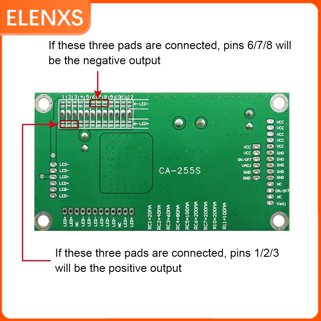 Ca-255 Universal LED LCD TV Boost Board สําหรับการตั้งค่าปัจจุบัน LED บอร์ดกระแสไฟคงที่แหล่งจ่ายไฟสี