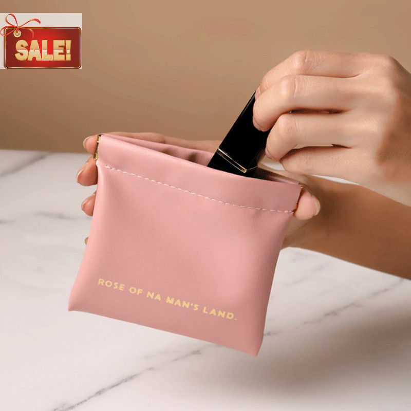 Bl Mini Storage Bag Lip Bag Key Cosmetic Pouch Data Cable Storage Bag Carrying Bag Ins Portable Mini Womens Bags A
