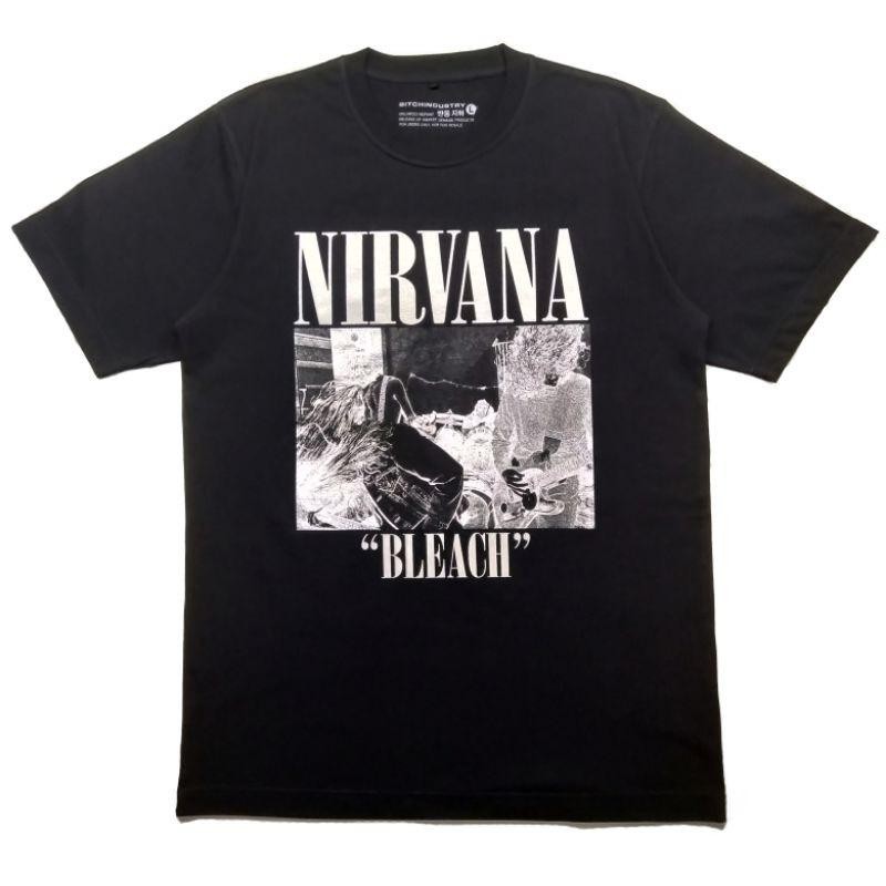 เสื้อยืดวง Nirvana Bleach | เสื้อยืดผ้าฝ้ายพิมพ์ลาย Punk rock Unisex