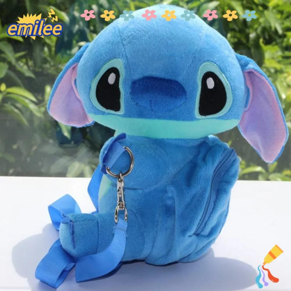 Emilee Lilo Stitch Crossbody Bag, Plush Cute Stitch Coin Purse, Hand Purse กระเป๋าสะพายการ์ตูน