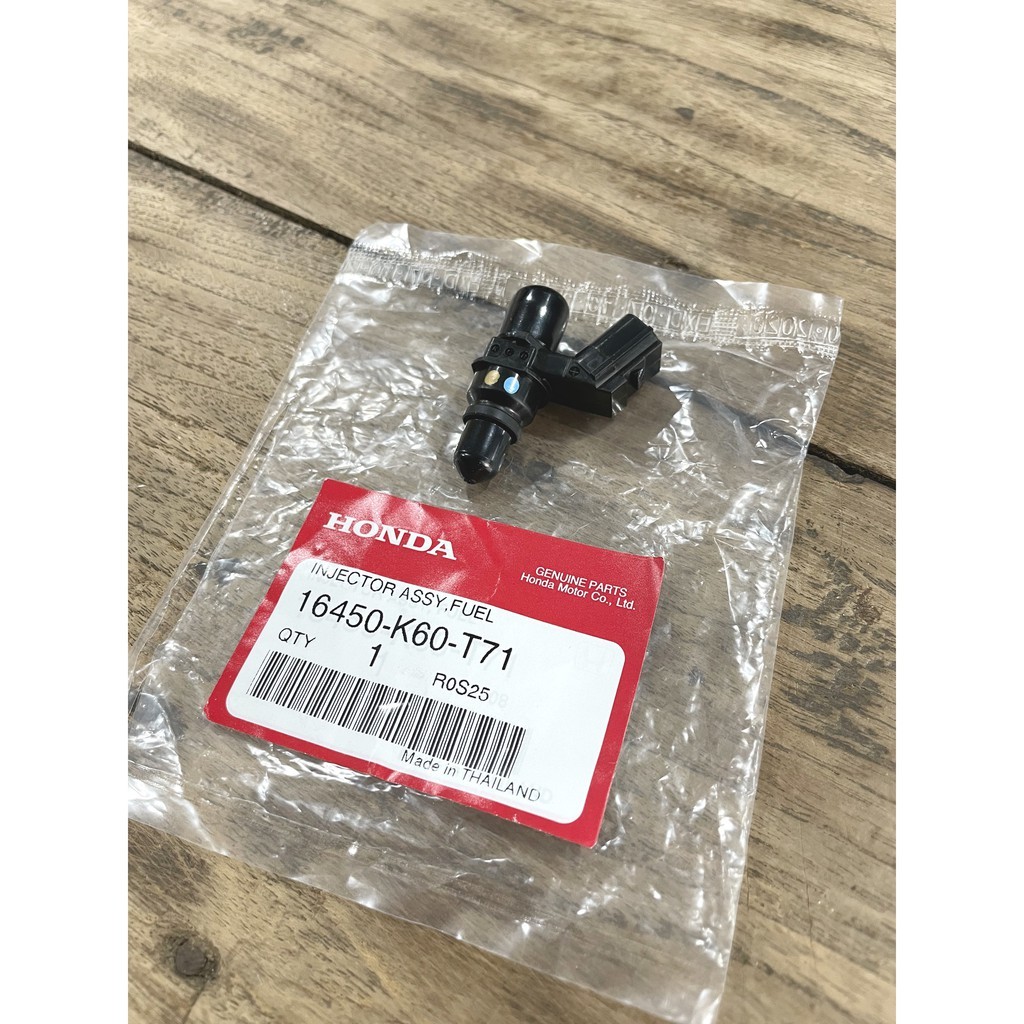 (16450-K35-V01) / (16450-K60-T71) หัวฉีดน้ำมันเชื้อเพลิง 6รูj ตัวเล็ก / S.4 แท้ (Click 125 i , CT125