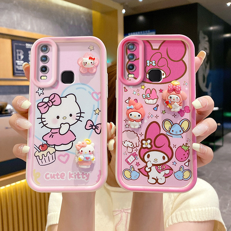เคส VIVO Y11 Y12 Y15 Y17 Y19 กรณีโทรศัพท์ซิลิโคนน่ารัก XXTY