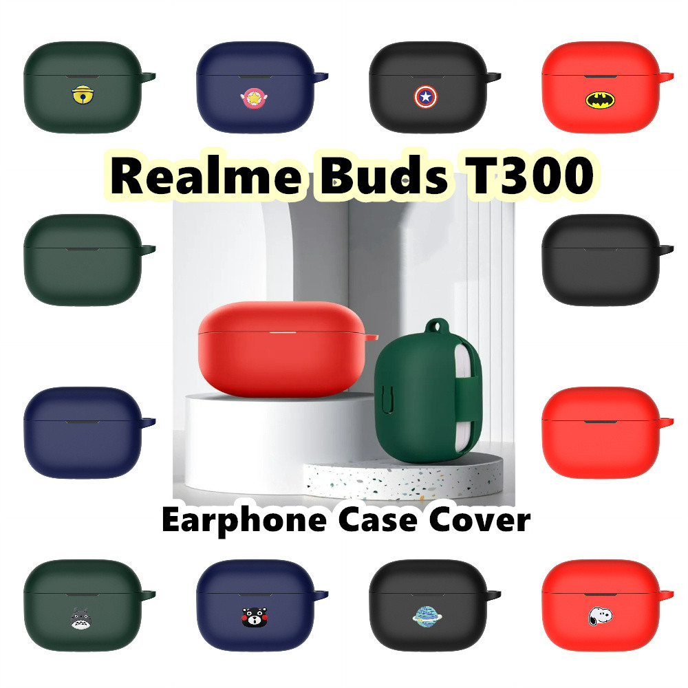 【Case Home】นําไปใช้กับ Realme Buds T300 เคส Case เคสหูฟัง การ์ตูนสร้างสรรค์ ซิลิโคนนุ่ม เคส เคสหูฟัง