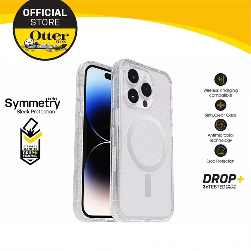 OTTERBOX Otterboxเคสโทรศัพท์แม่เหล็กสําหรับiphone 16 Pro Max 15 14 Plus 13 Promax 12 Mini 11promax 11 16plus 15plus 16Promaxกล่องนากพลาสติกป้องกันการตกฝาครอบป้องกัน
