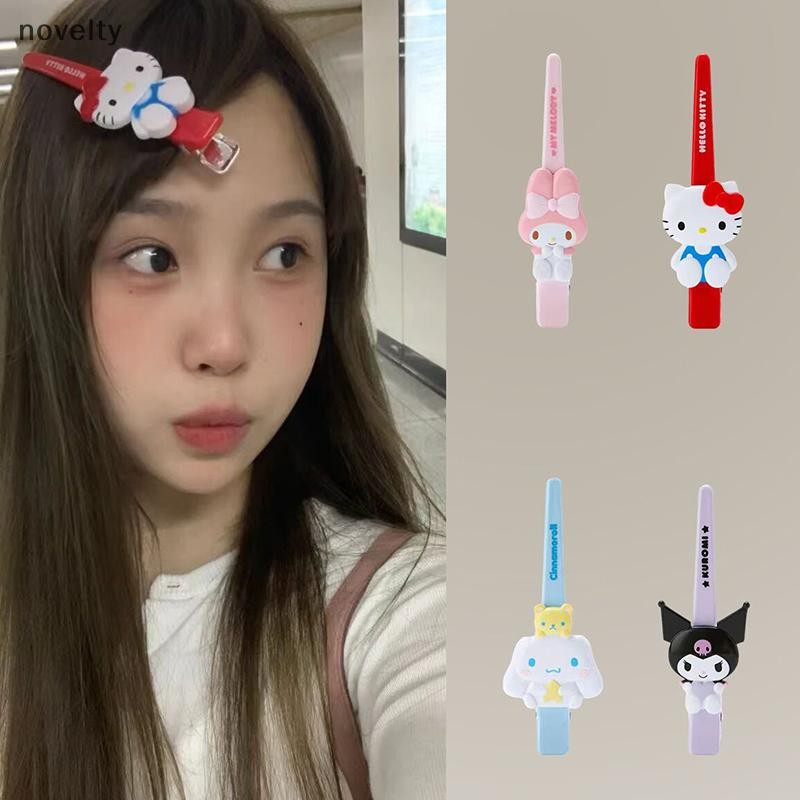 Nly Sanrio อะนิเมะ Hello Kitty Hairpin การ์ตูน Melody กิ๊บติดผมน่ารักอินเทรนด์อเนกประสงค์ตกแต่ง Bangs กิ๊บติดผมสาวของขวัญ N