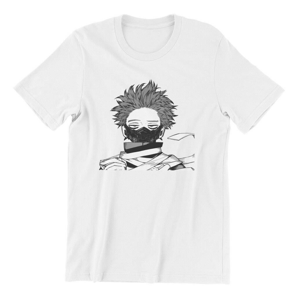 เสื้อผ้าผชHitoshi Shinsou Manga Anmie My Hero Academia Free Shipping Printing Oversized Streetwear New Customize Tees
