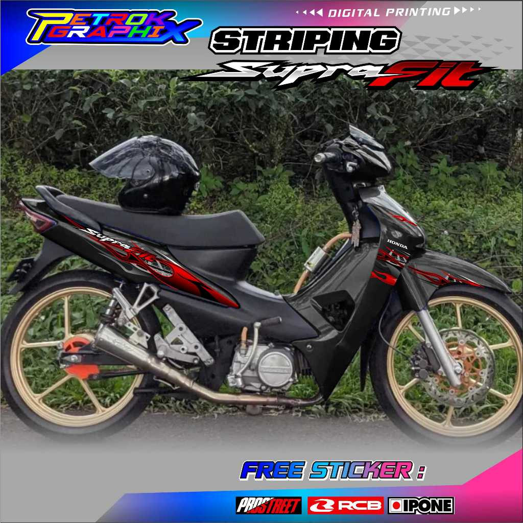 Striping VARIATIONS HONDA SUPRA / FIT NEW / สติ๊กเกอร์ LIST VARIATIONS สําหรับ SUPRA FIT NEW MOTORCYCLE