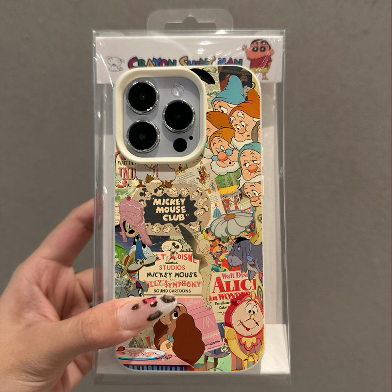 สําหรับiphone 16 15 14 13 12 11 Pro MAX X XR XS MAX 7 8 Plusน่ารักการ์ตูนสโนว์ไวท์เคสโทรศัพท์ปกอ่อน - รูปที่ 3